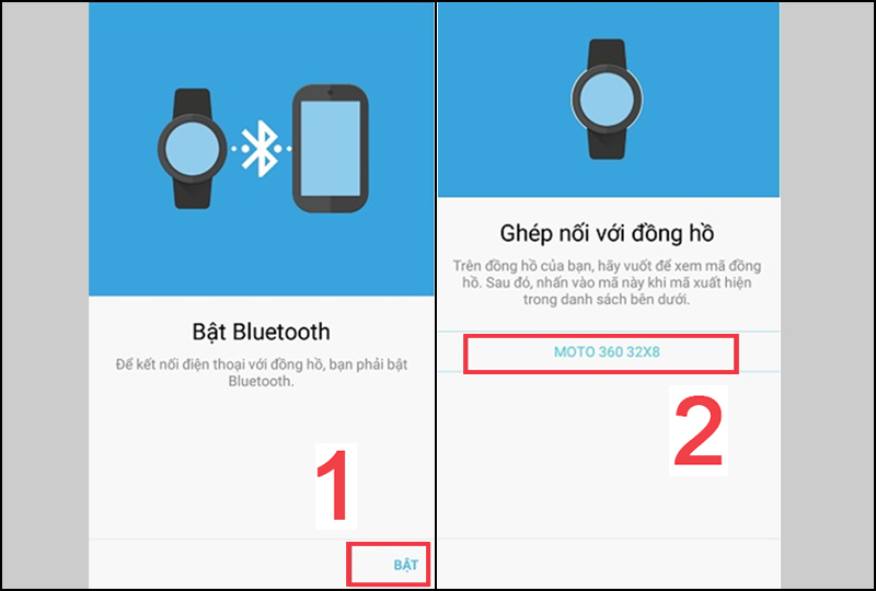 Kết nối đồng hồ thông minh và ứng dụng WearOS by Google bằng Bluetooth